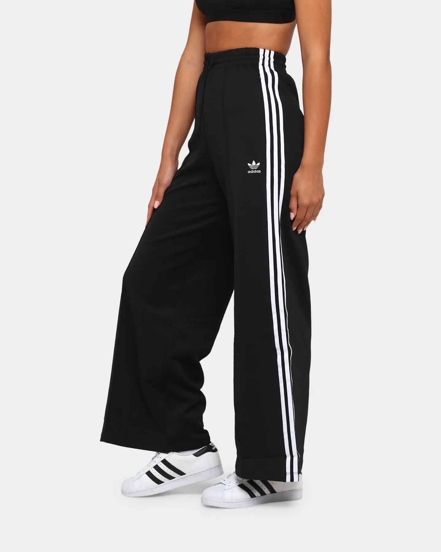 Adidas Women's Primeblue Relaxed Wide Leg Pants Black