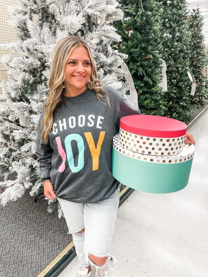 Choose Joy Graphic Sweatshirt