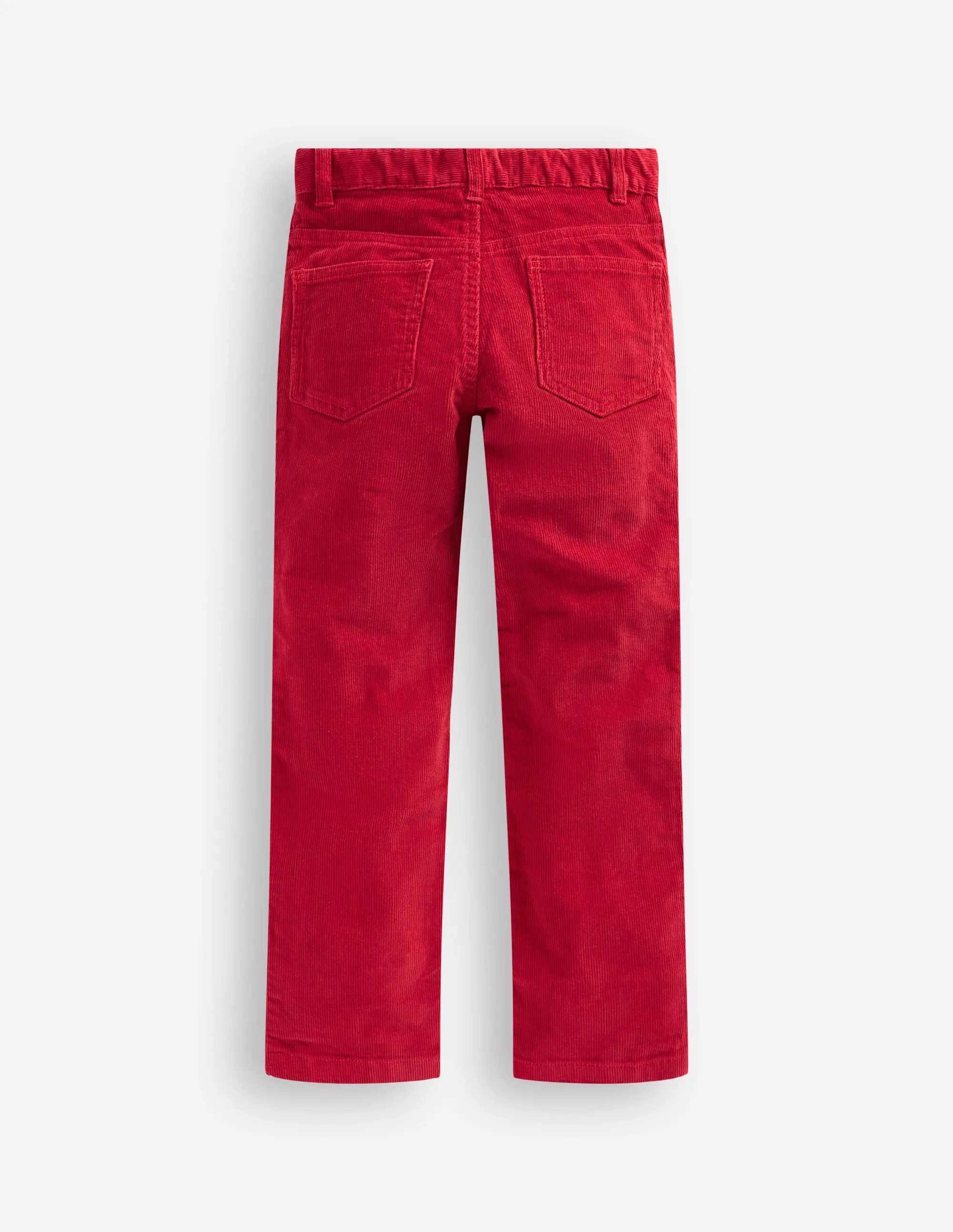 Classic Cord Trousers-Rockabilly Red