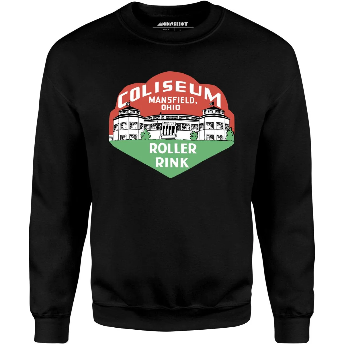 Coliseum - Mansfield, OH - Vintage Roller Rink - Unisex Sweatshirt