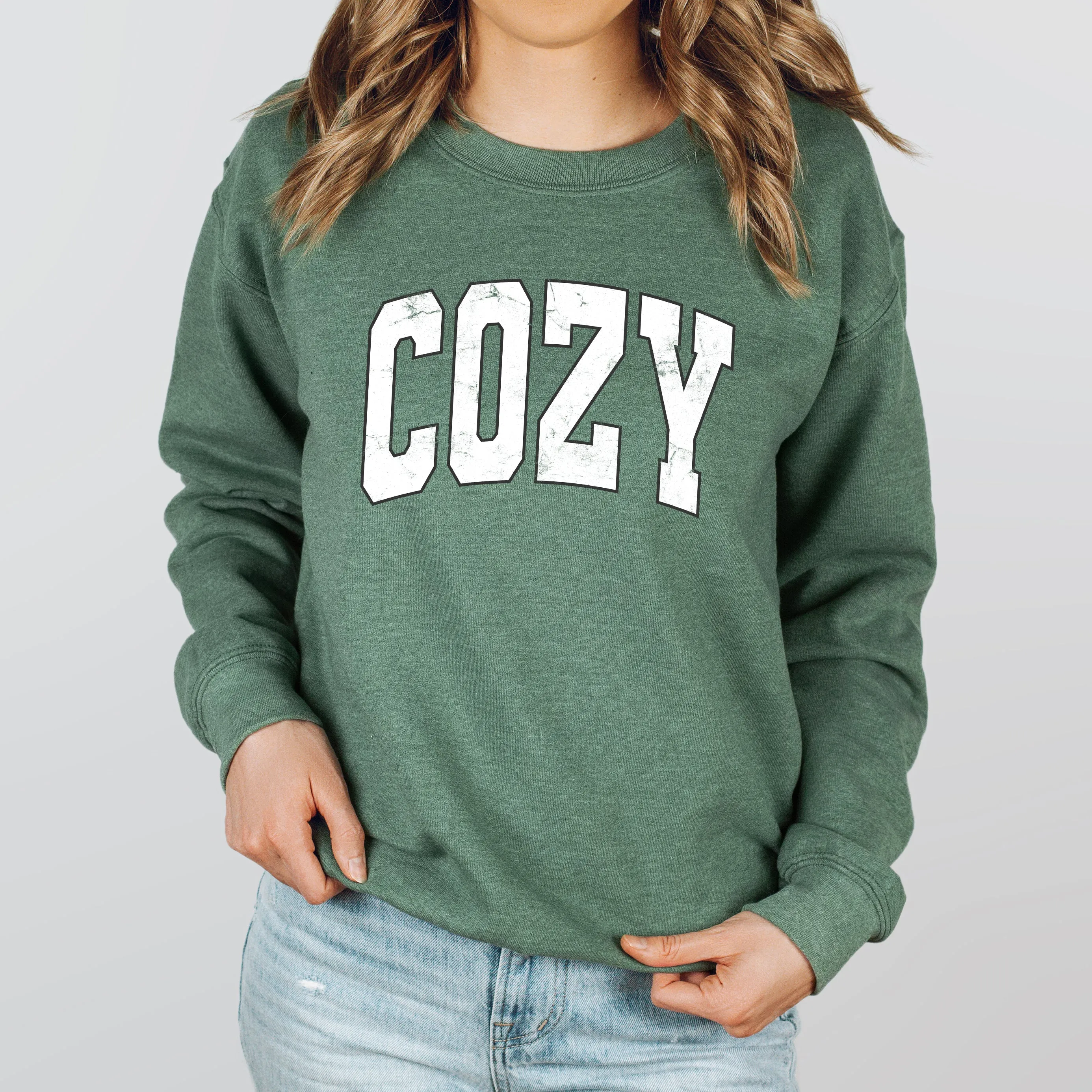 Cozy Worn Varsity | Sweatshirt