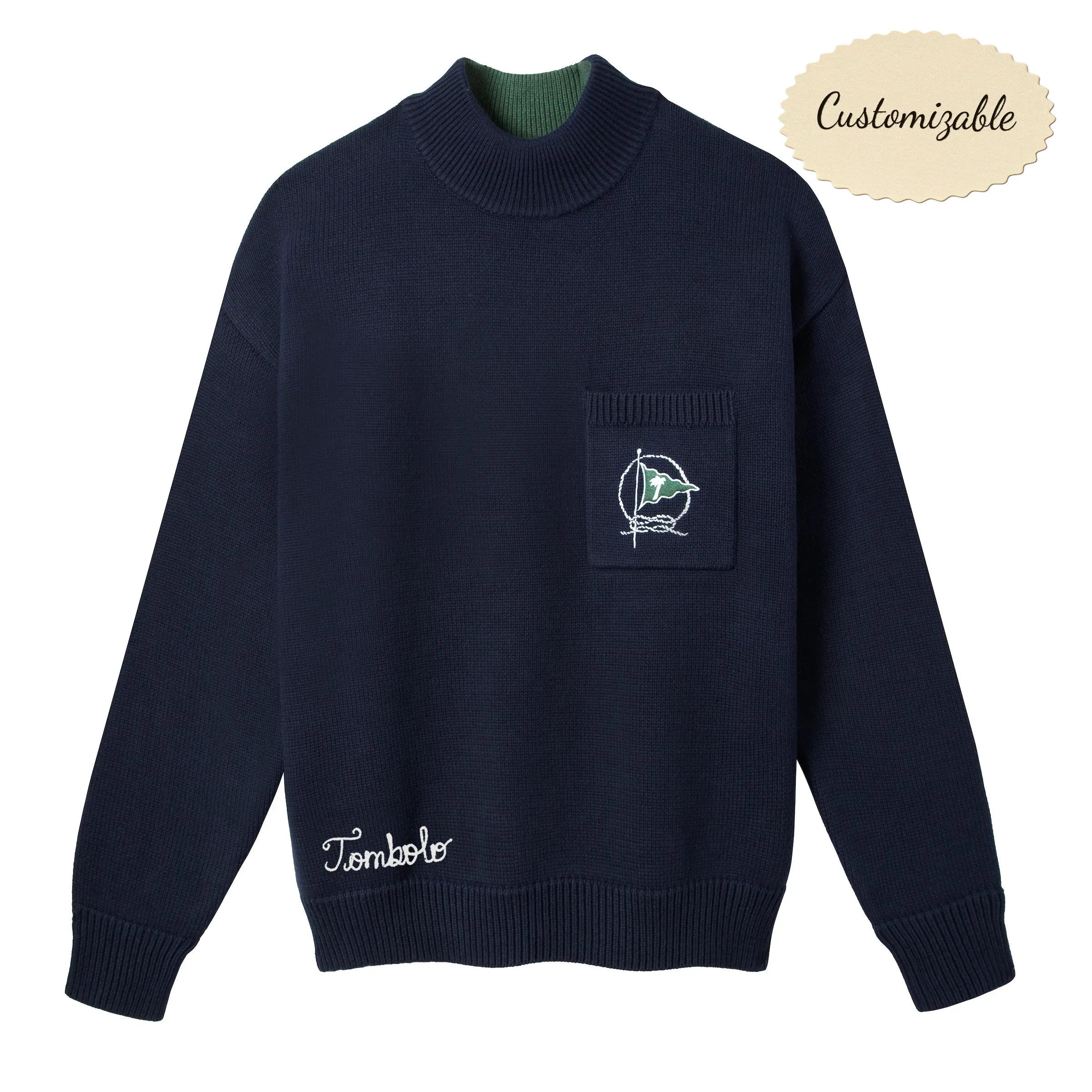 Customizable Mariner Sweater (Navy)