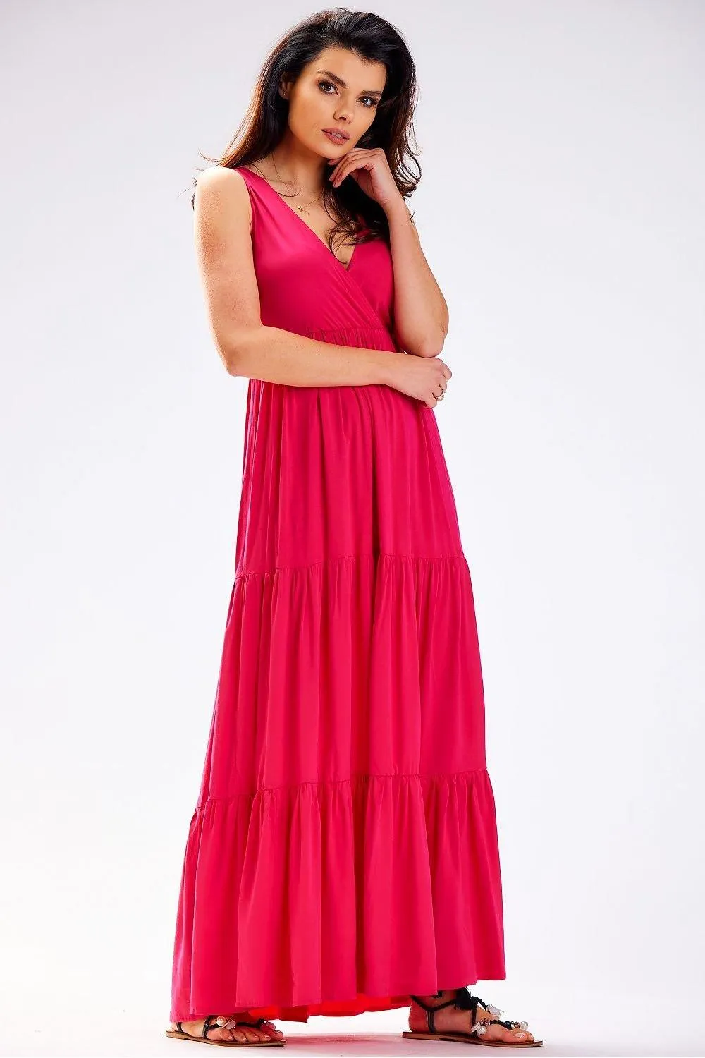 Elegant Everyday Viscose Polyester Dress