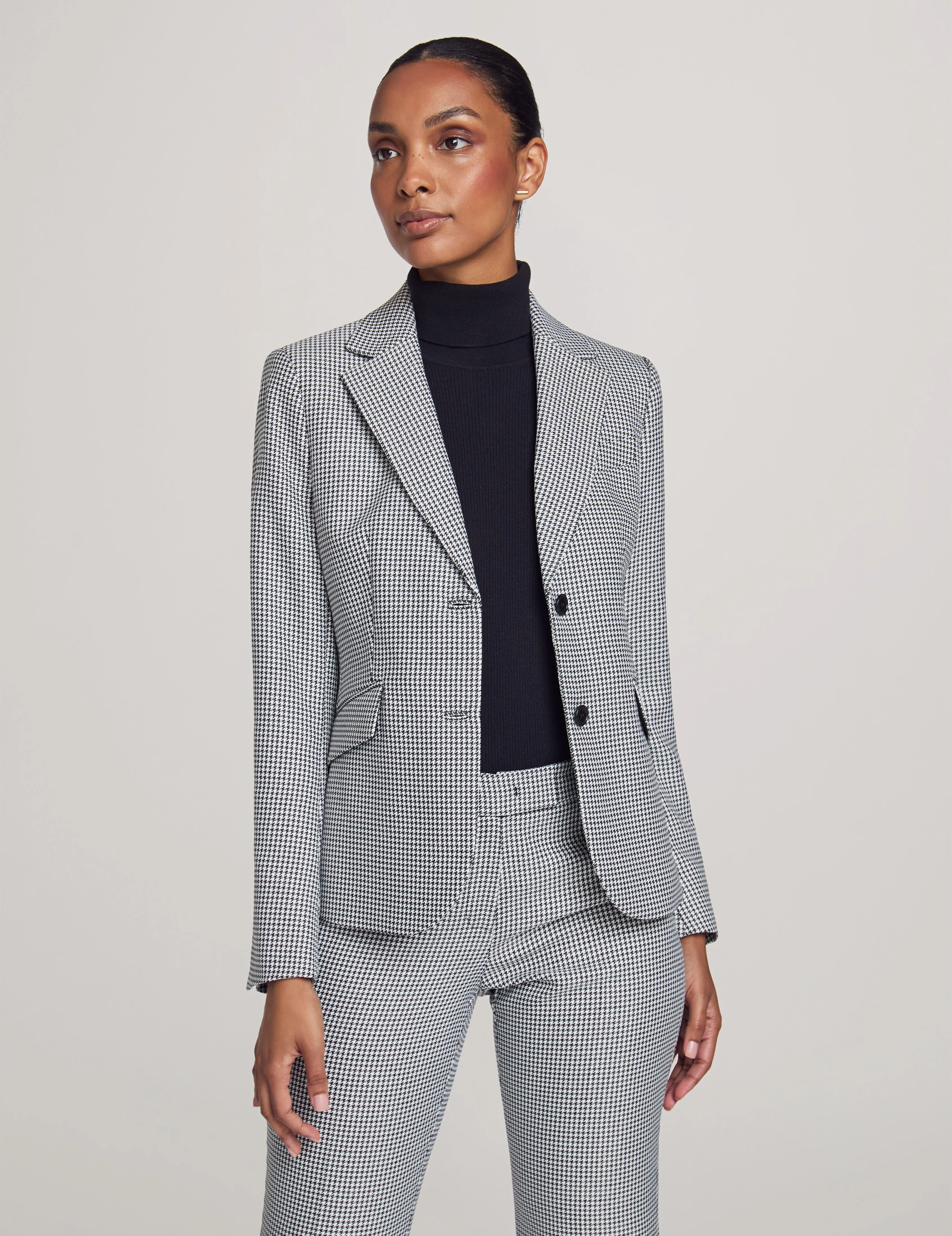 Executive Collection 3-Pc. Mini Houndstooth Suit Set