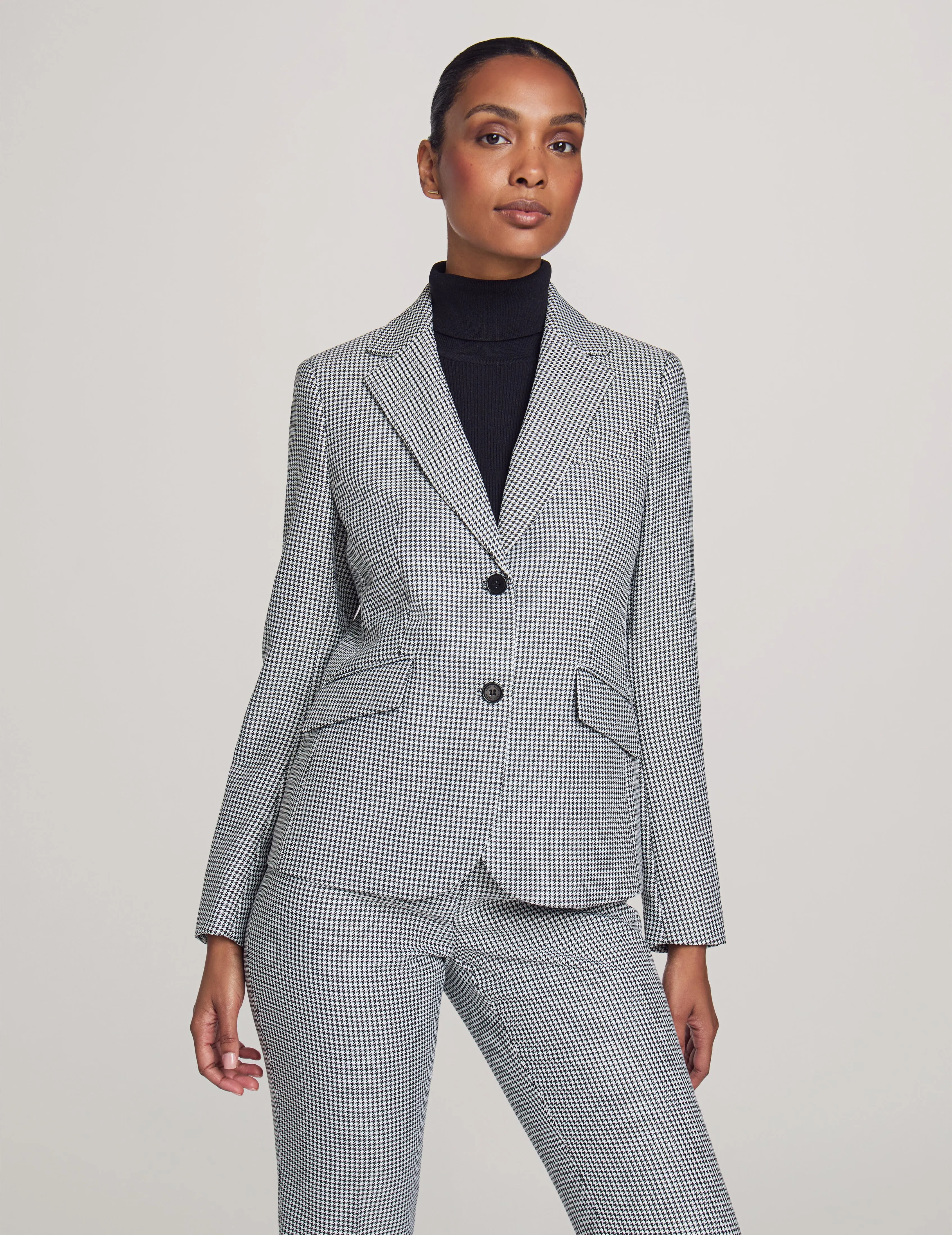 Executive Collection 3-Pc. Mini Houndstooth Suit Set