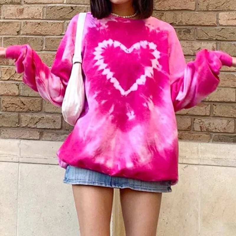 Heart Oversized Sweatshirts