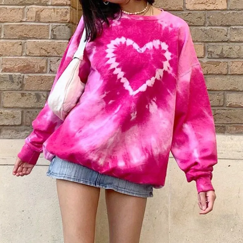 Heart Oversized Sweatshirts