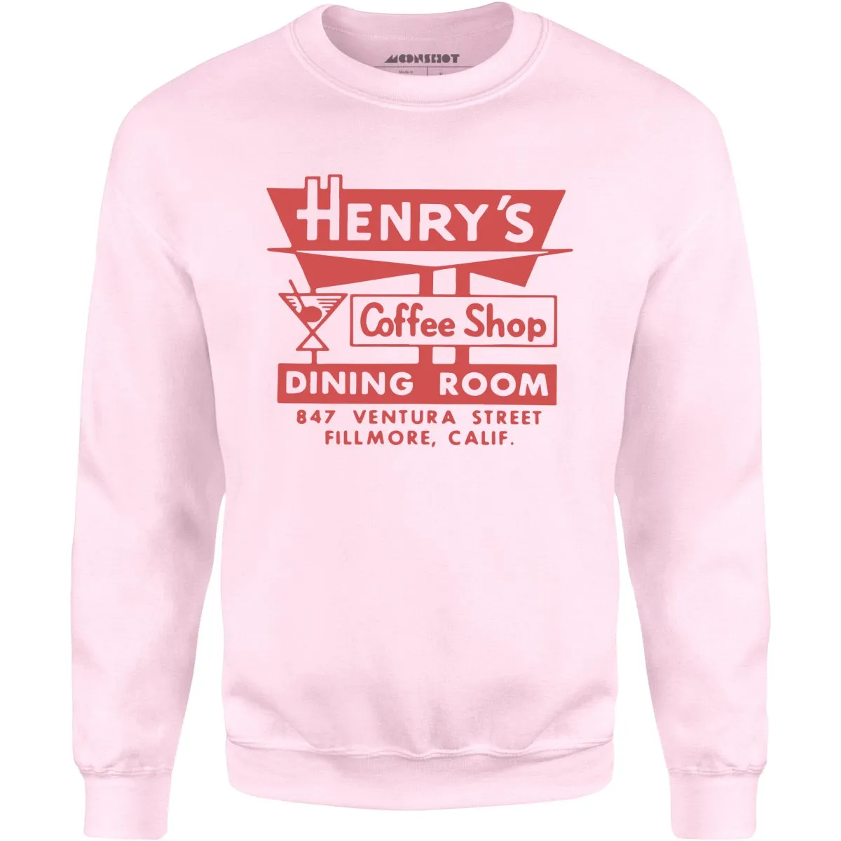 Henry's - Fillmore, CA - Vintage Restaurant - Unisex Sweatshirt