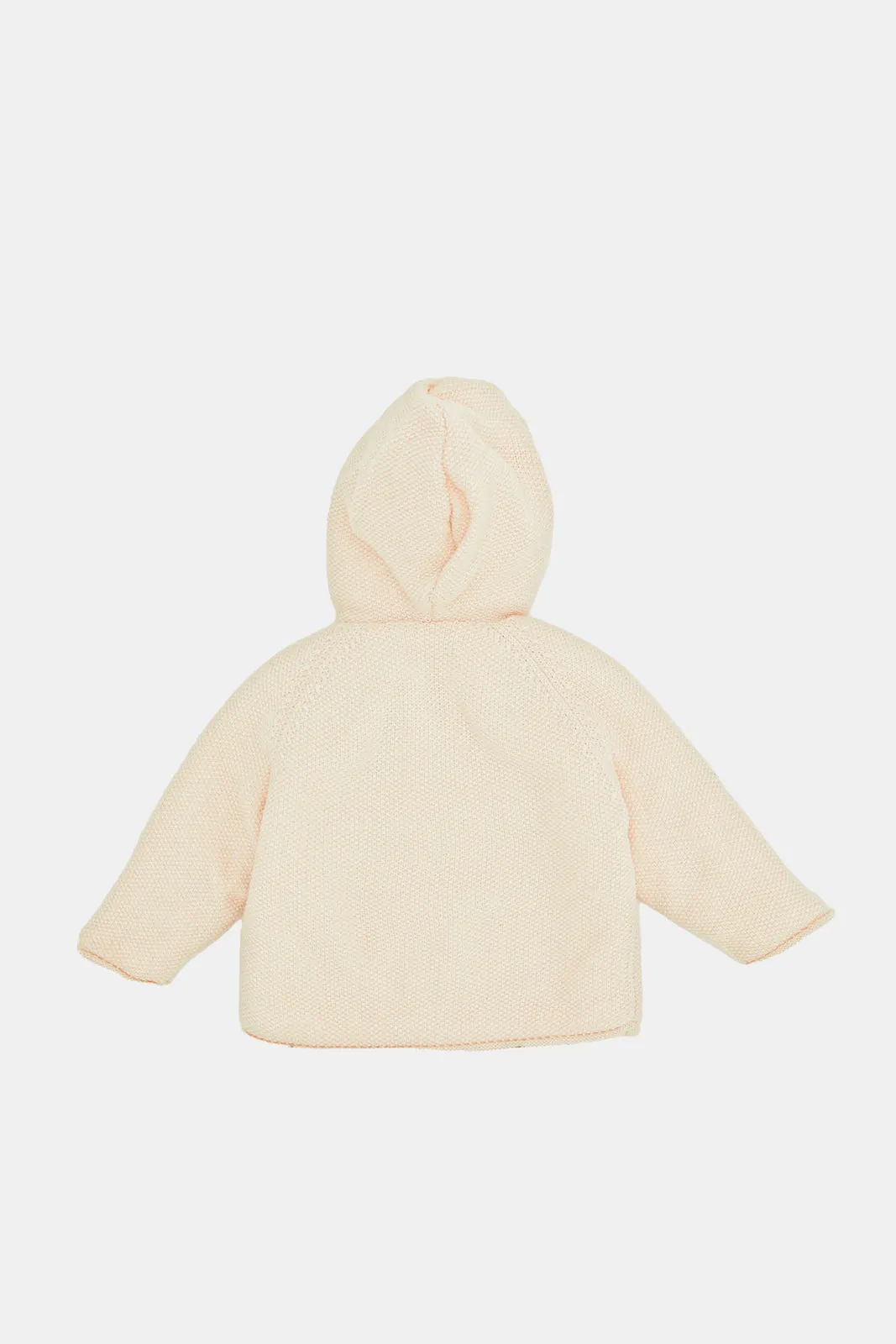 Infant Girls Lined Hooded Cardigan