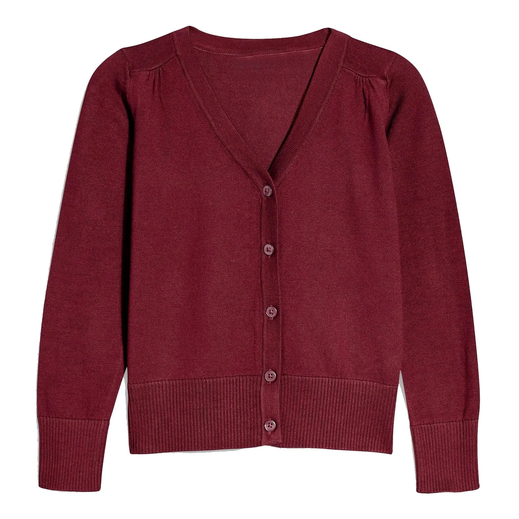 Khanomak Kids Girls V-Neck Cardigan