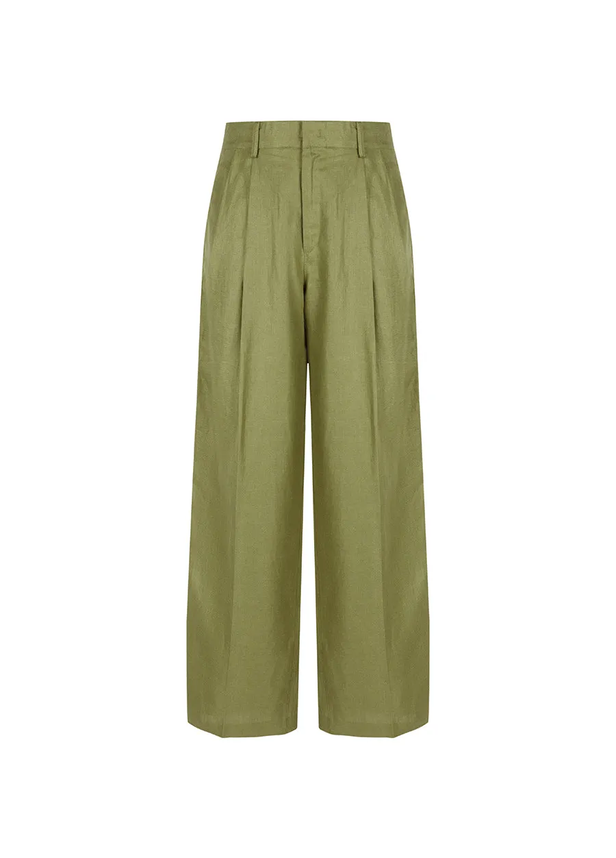 Pants / (ESG) JNBY Relaxed Linen Straight Pants