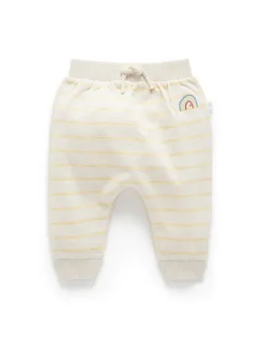 Purebaby Relaxed Track Pant - Rainbow Stripe