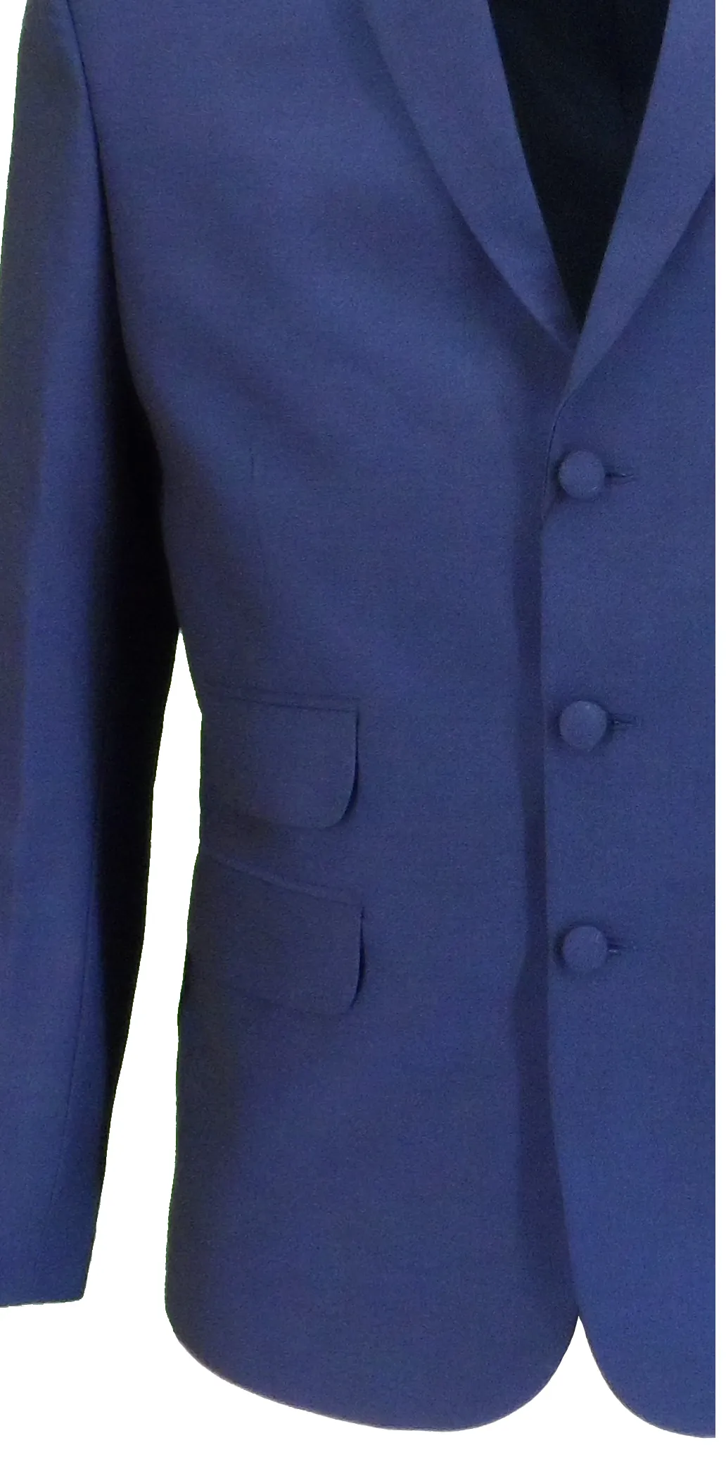 Relco Mens Tonic Retro Mod Suits Blue/Black