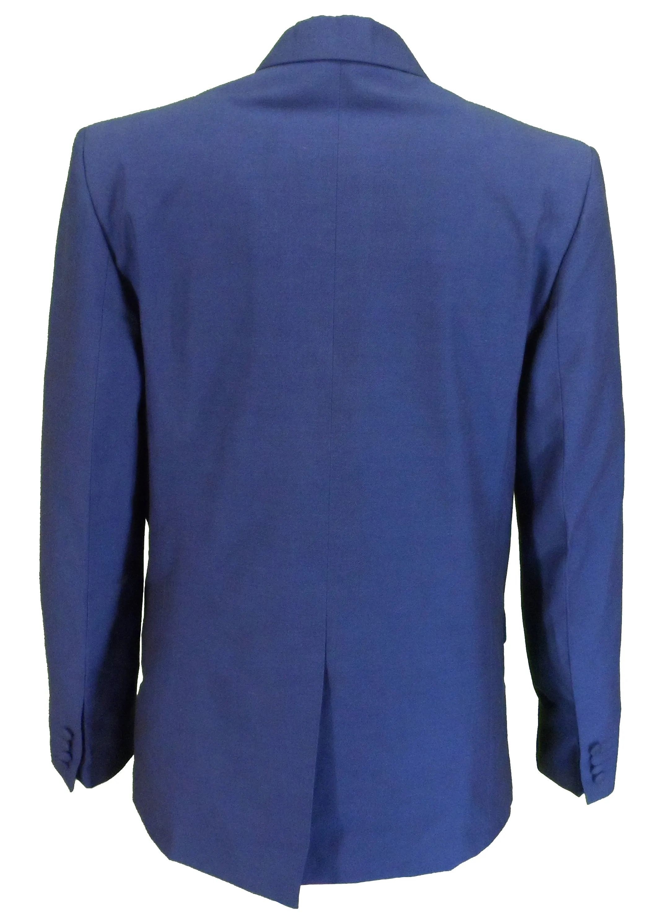 Relco Mens Tonic Retro Mod Suits Blue/Black