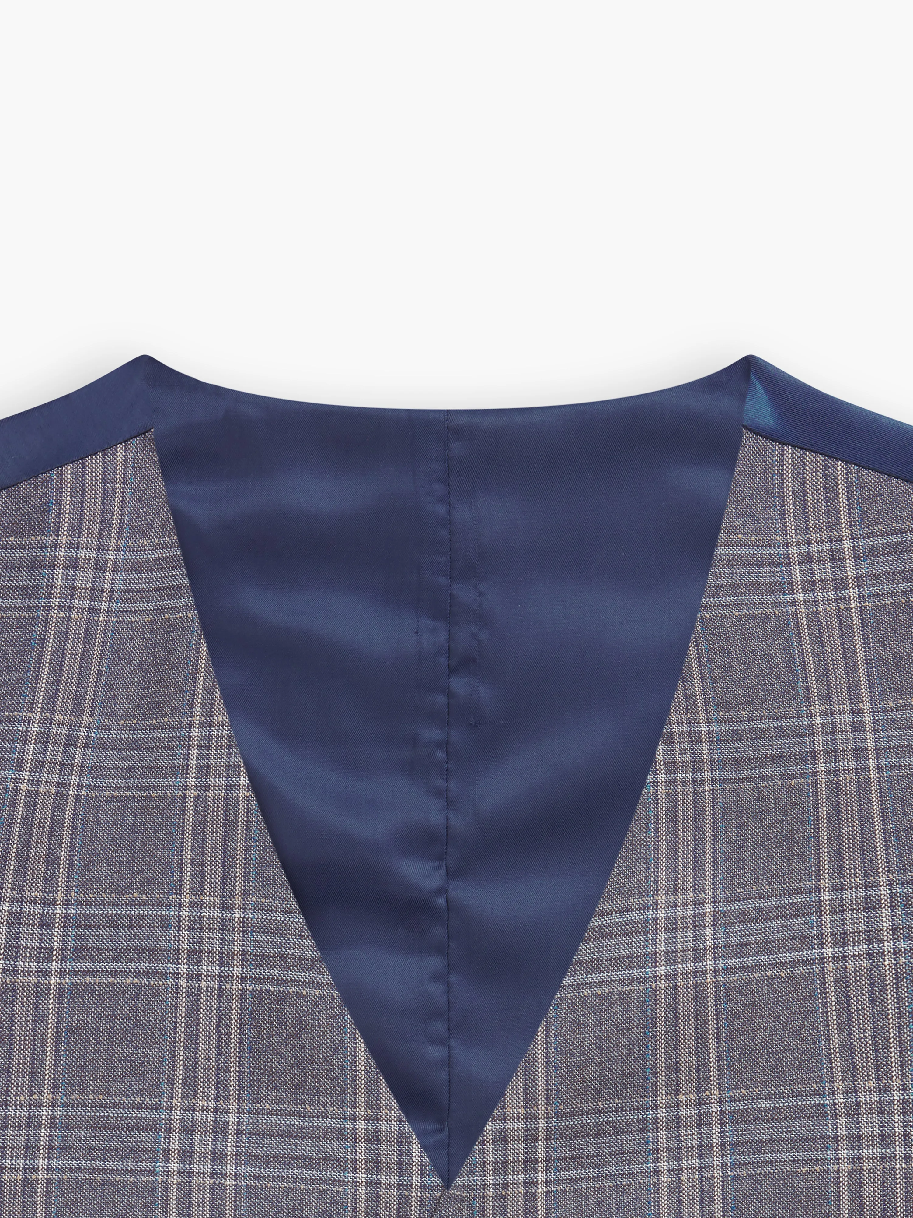 Sandringham Infinity Slim Fit Melange Check Waistcoat