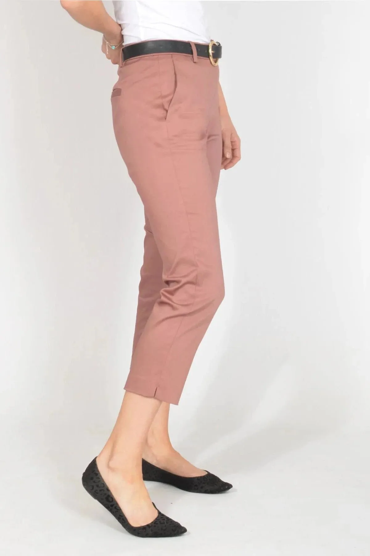 Slim Fit 7/8 Length Trousers