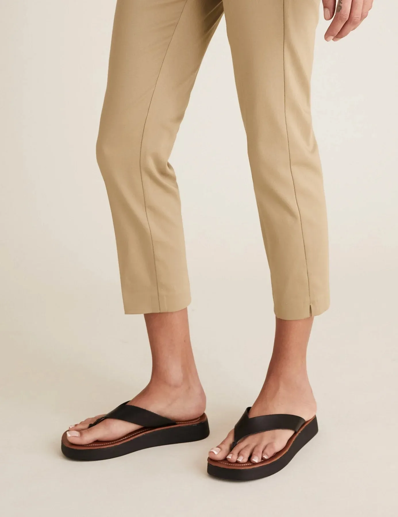 Slim Fit 7/8 Length Trousers