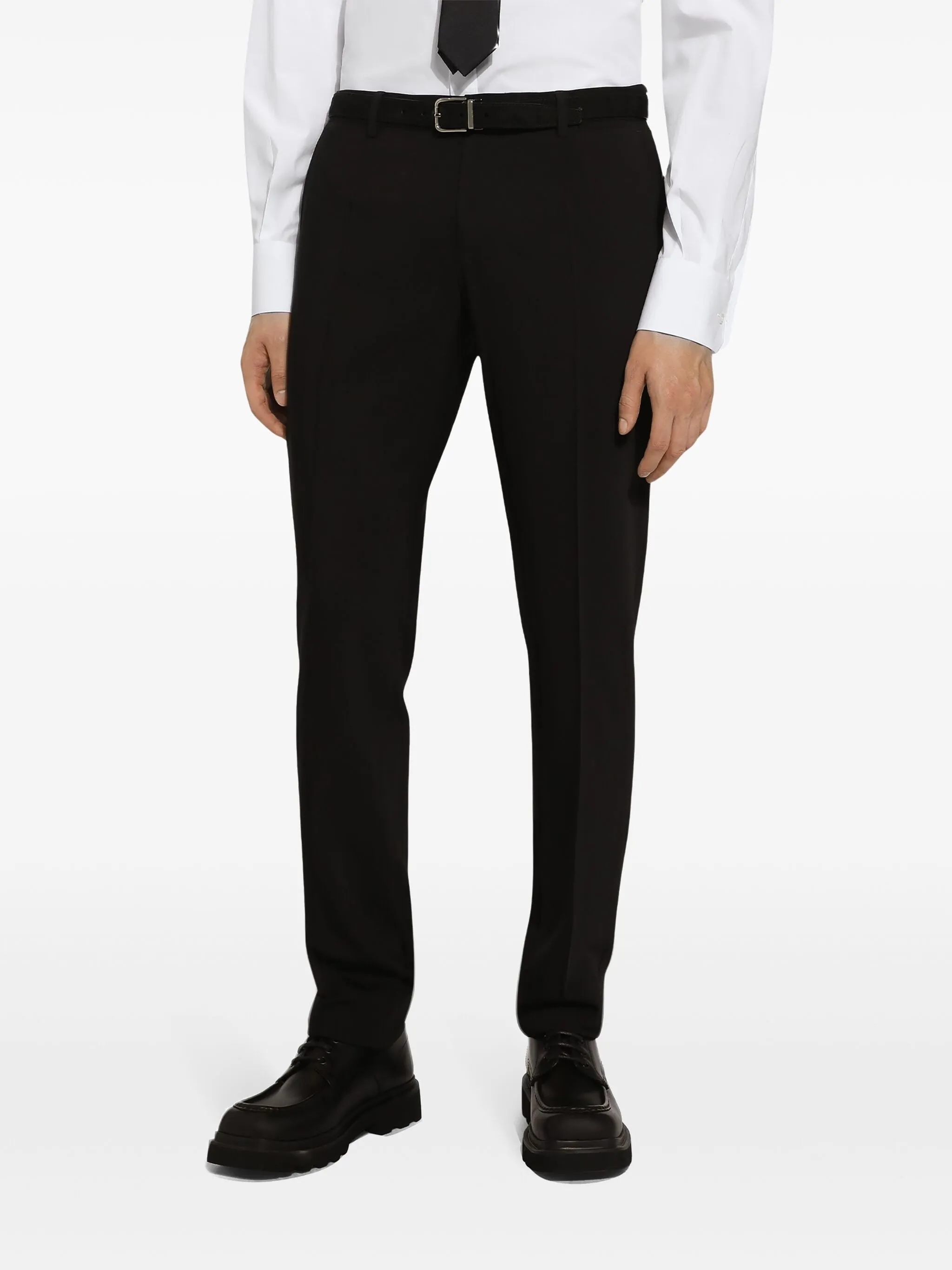 Tailored Slim-Cut Trousers