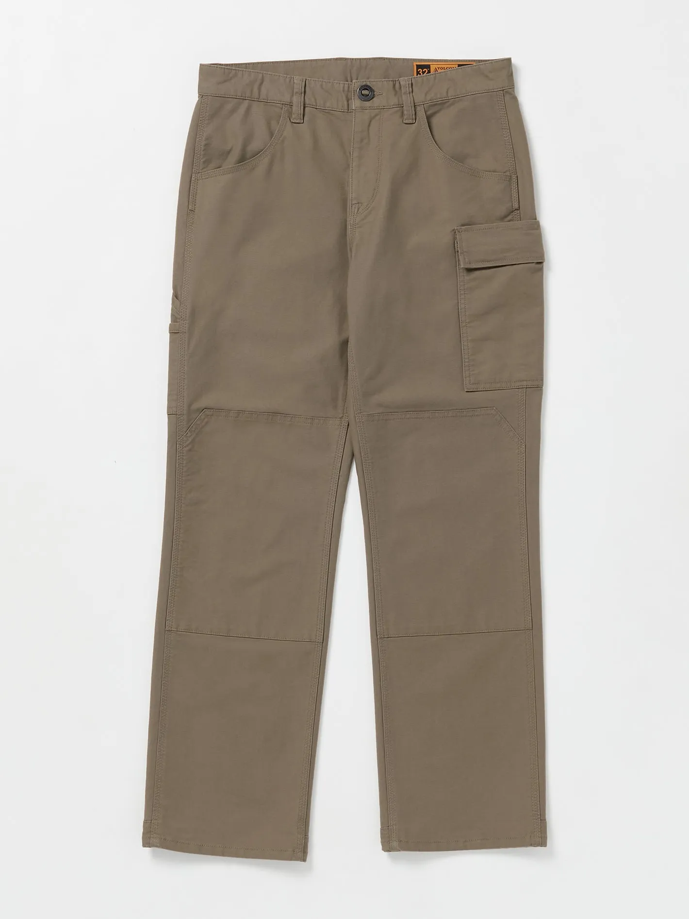 Volcom Workwear Caliper Relaxed Work Pants - Brindle