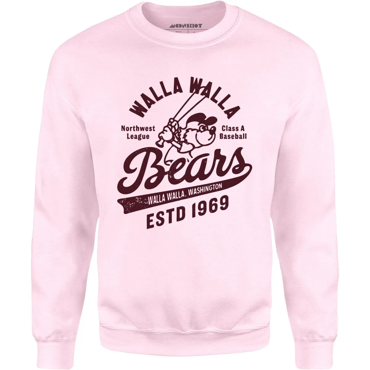 Walla Walla Bears - Washington - Vintage Defunct Baseball Teams - Unisex Sweatshirt