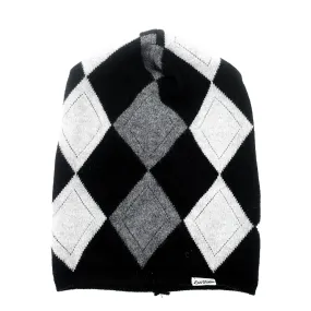 XL Black and Grey Argyle